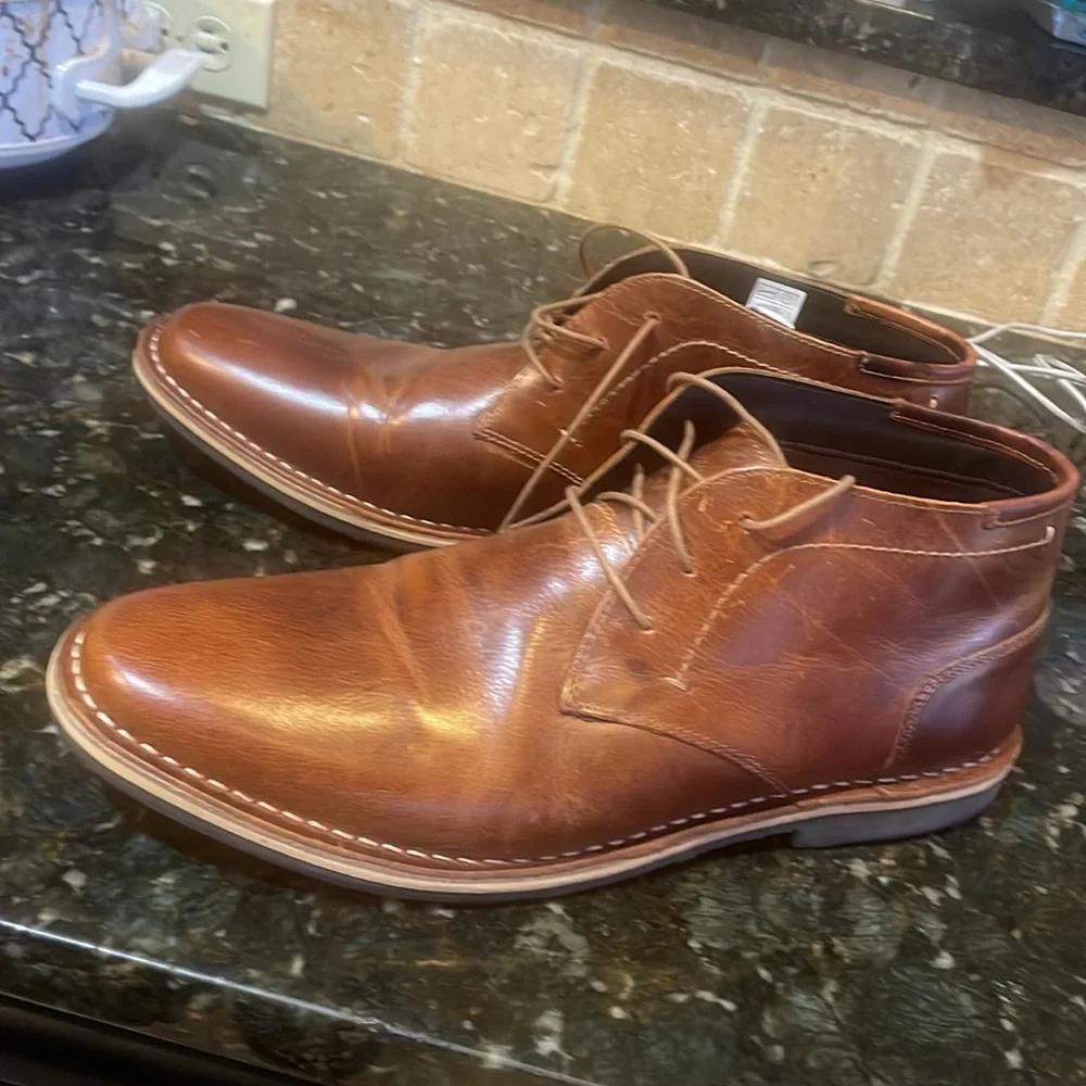 - Steve Madden Harken Leather brown Chukka Boots! Men’s 13